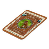 Eichhörnchen - Ansammlung Vinyl Flexi Magnet (Linke Seite)