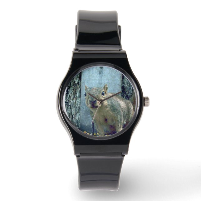Eichhörnchen Armbanduhr (Vorderseite)