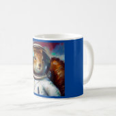 Eichhörnchen Astronaut Kaffeetasse (VorderseiteRechts)