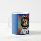 Eichhörnchen Astronaut Kaffeetasse (Vorderseite Links)