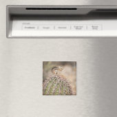 Eichhörnchen auf Barrel Cactus Magnet (In Situ (Geschirrspüler))
