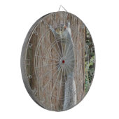 Eichhörnchen auf Baumdartboard Dartscheibe (Vorderseite Links)