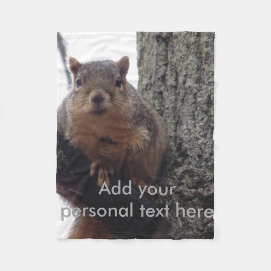 Eichhörnchen auf deine Decke schauend (Vorderseite)