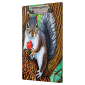 Eichhörnchen auf dem Baum mit Fruit-47566 Klemmbrett (Links)