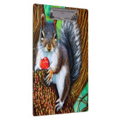 Eichhörnchen auf dem Baum mit Fruit-47566 Klemmbrett (Rechts)