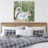 Eichhörnchen auf dem Land Canvas Print Leinwanddruck (Insitu (Schlafzimmer))