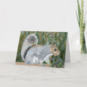 Eichhörnchen auf dem Lande Karte (Vorderseite)