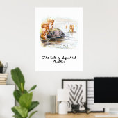 Eichhörnchen auf der Jagd Poster (Heimbüro)