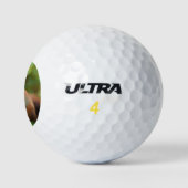Eichhörnchen auf einem Baum Golfball (Logo)