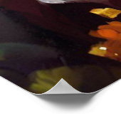 Eichhörnchen auf einem Berg Poster (Ecke)