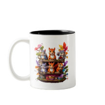 Eichhörnchen auf einem Holzbrett