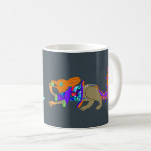 Eichhörnchen auf einem mittelalterlichen Rave Kaff Kaffeetasse