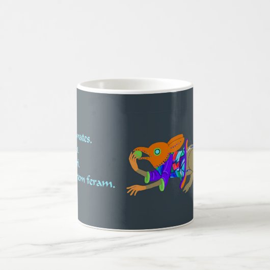 Eichhörnchen auf einem mittelalterlichen Rave Kaff Kaffeetasse (Mittel)