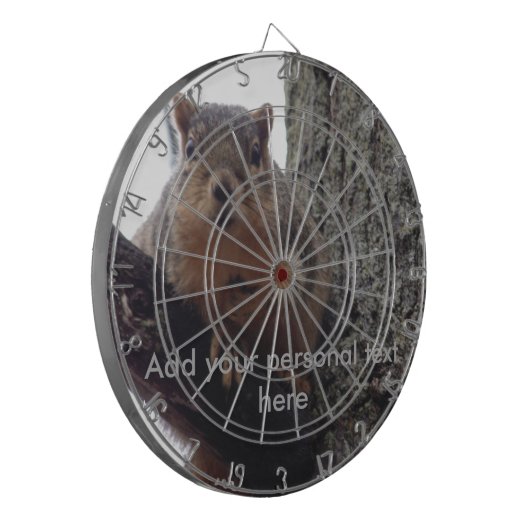 Eichhörnchen auf Ihre Dartscheibe (Vorderseite Links)