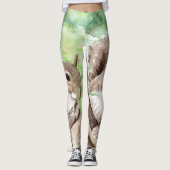 Eichhörnchen auf Ihre Pants Art Workout Leggings (Vorderseite)