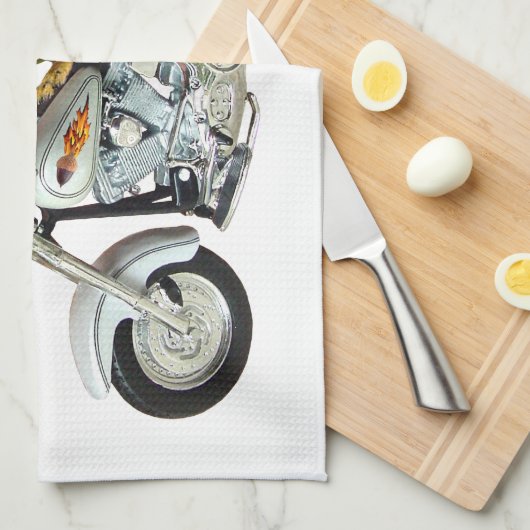 Eichhörnchen auf Motorrad Handtuch (Viertel Falte)