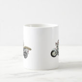 Eichhörnchen auf Motorrad Kaffeetasse (Mittel)