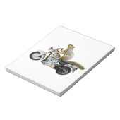 Eichhörnchen auf Motorrädern Notizblock (Rotiert)