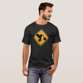 Eichhörnchen auf Roller T-Shirt (Vorne ganz)