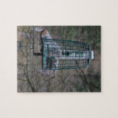 Eichhörnchen auf Vogelzufuhr Puzzle (Horizontal)