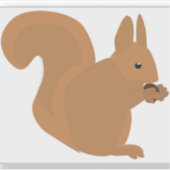 Eichhörnchen Aufkleber (Vorderseite)