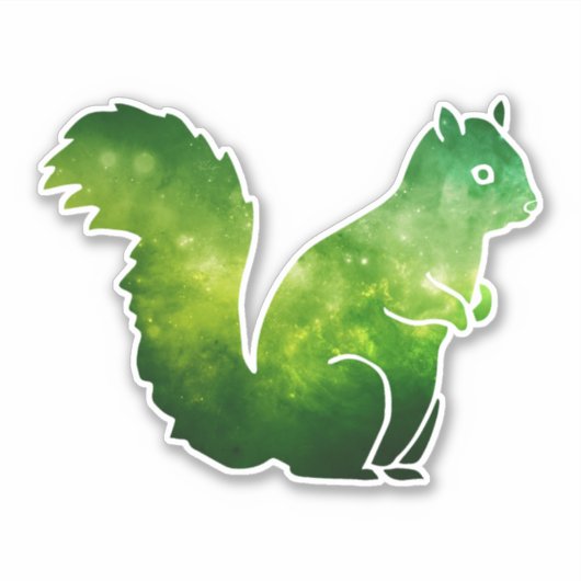 Eichhörnchen Aufkleber (Vorderseite)