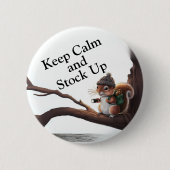 Eichhörnchen aus Button, Fertigpappe Button (Vorderseite)