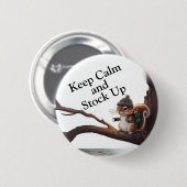 Eichhörnchen aus Button, Fertigpappe Button (Vorne & Hinten)