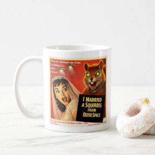 Eichhörnchen aus dem Weltraum Kaffeetasse