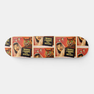 Eichhörnchen aus dem Weltraum Parodie Skateboard