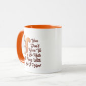 Eichhörnchen aus Herbst müssen keine Nuts sein Tasse (Vorderseite Links)