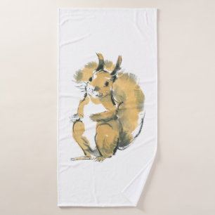 Eichhörnchen Badehandtuch