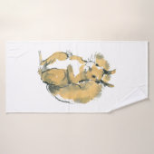 Eichhörnchen Badehandtuch (Badehandtuch)
