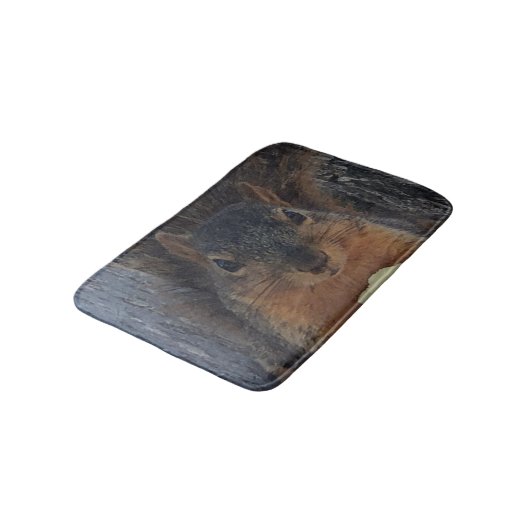 Eichhörnchen Badematte (Schrägansicht)