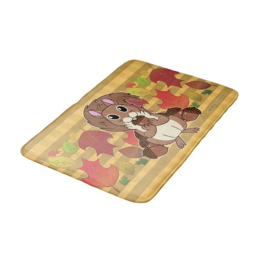 Eichhörnchen - badematte (Schrägansicht)