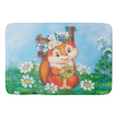 Eichhörnchen Badematte (Vorderseite)