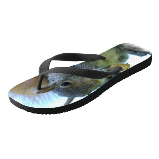 Eichhörnchen Badesandalen (Schrägansicht)