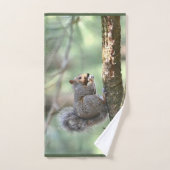 Eichhörnchen Badhandtuch Set (Handtuch)