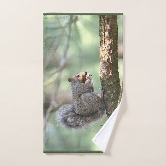 Eichhörnchen Badhandtuch Set (Handtuch)