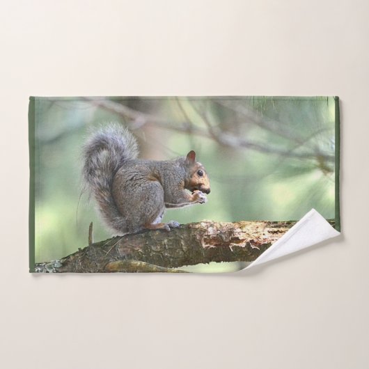 Eichhörnchen Badhandtuch Set (Handtuch)