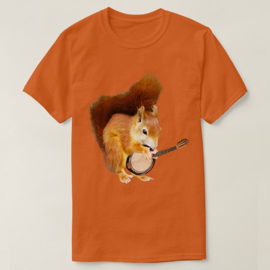 Eichhörnchen Banjo T-Shirt (Design vorne)