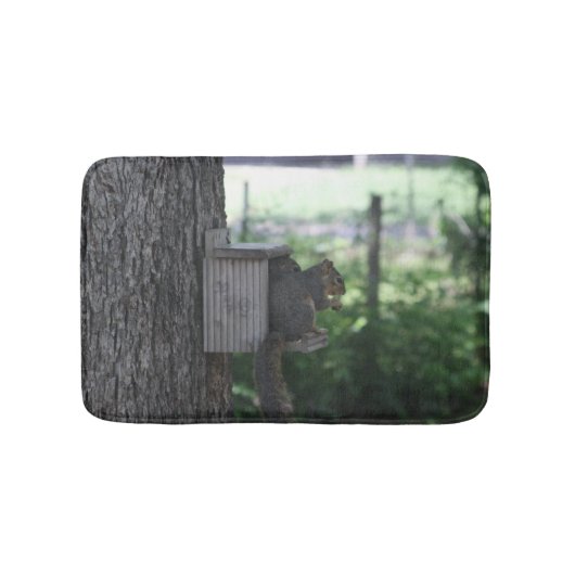 Eichhörnchen Bath Mat Badematte (Vorderseite)