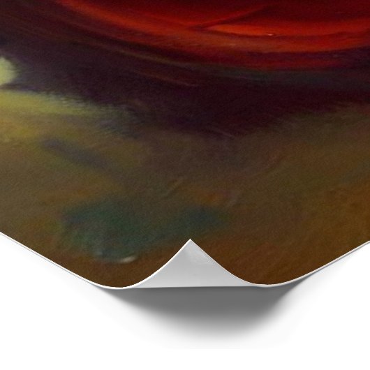 Eichhörnchen-Bauer auf einem Traktor Poster (Ecke)