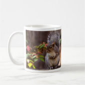 Eichhörnchen beginnt geduldig Tasse (Links)