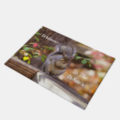 Eichhörnchen Begrüßungsmatte Fußmatte (Schrägansicht)