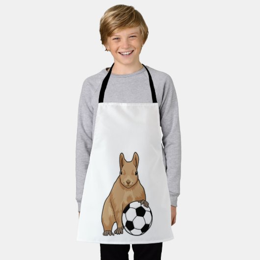 Eichhörnchen beim Fußball-Sport Schürze (Getragen)