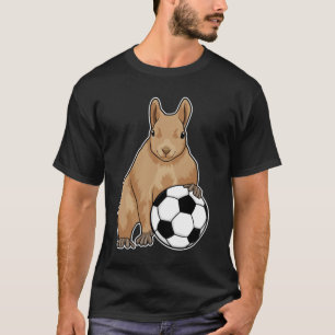 Eichhörnchen beim Fußball-Sport T-Shirt