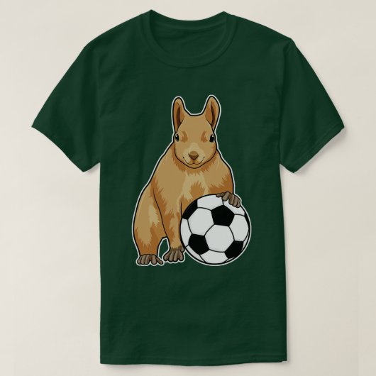 Eichhörnchen beim Sport T-Shirt (Design vorne)