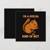 Eichhörnchen - besondere Art von Nut Einladung (Vorne/Hinten)