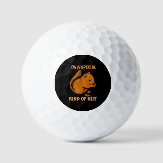 Eichhörnchen - besondere Art von Nut Golfball (Vorderseite)